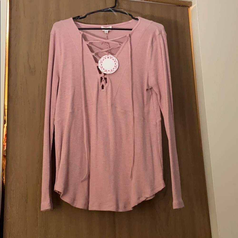 Pale pink shirt (tunic in style)
